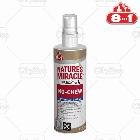 8IN1 NATURE'S MIRACLE NO-CHEW BITTER TASTE SPRAY - BÌNH XỊT CHỐNG CHÓ NHAI ĐỒ 