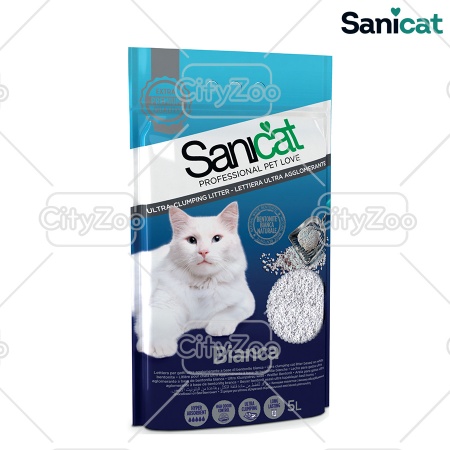 SANICAT BENTONITE - CÁT VỆ SINH HẠT TRẮNG