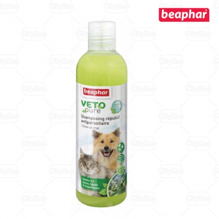 BEAPHAR VETOPURE FLEA&TICK SHAMPOO BIO - SỮA TẮM NGĂN NGỪA VE CHO CHÓ MÈO