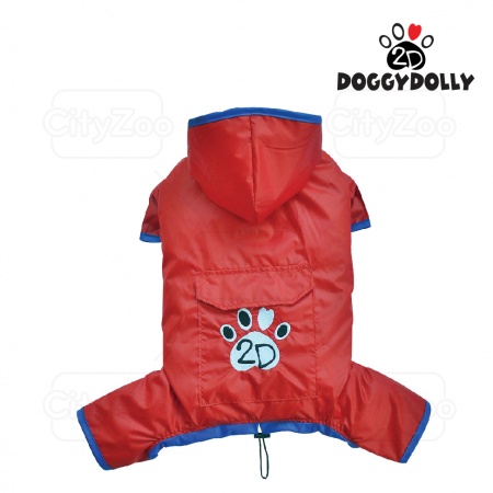 DOGGYDOLLY Raincoat - Áo mưa nguyên bộ cho chó