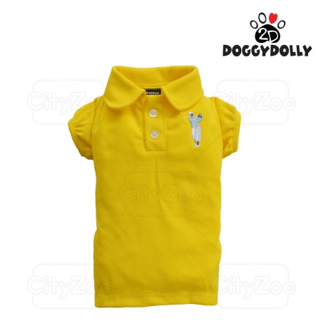 DOGGYDOLLY T-Shirt - Áo polo trơn vàng