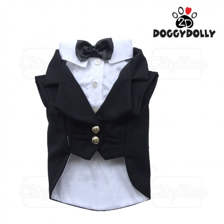 DOGGYDOLLY Costume - Áo vest Tuxedo cho chó