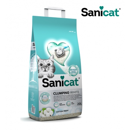 SANICAT BENTONITE - CÁT VỆ SINH BÔNG VẢI 20 L