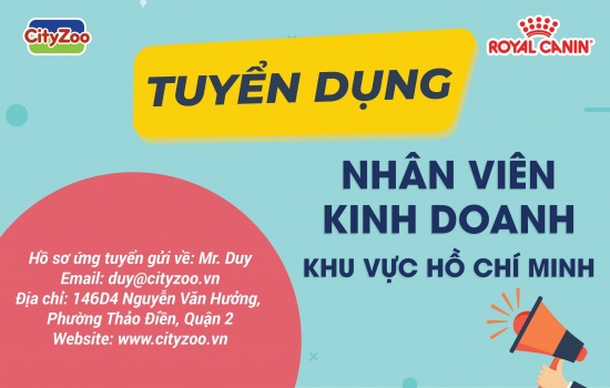 TUYỂN DỤNG NHÂN VIÊN KINH DOANH ĐI THỊ TRƯỜNG TẠI HCM THÁNG 06/2021