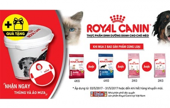 ROYAL CANIN: KHUYẾN MÃI THÁNG 5