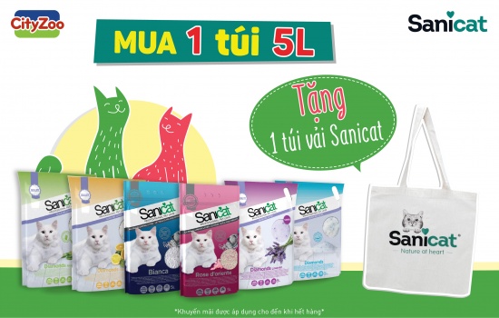 SANICAT KHUYẾN MÃI THÁNG 05/2020